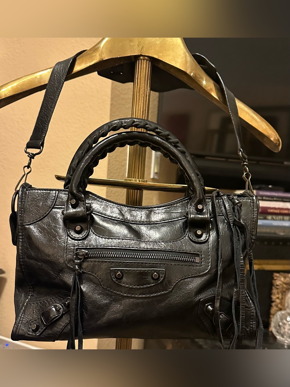 Balenciaga Black small city bag